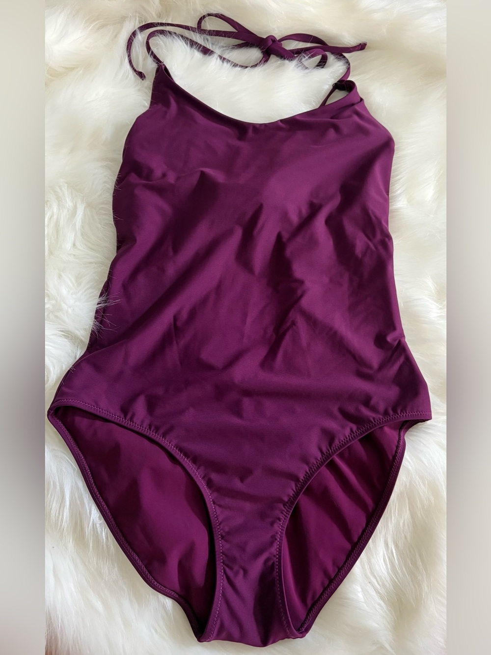 Athleta Plum Purple One-Piece Swimsuit